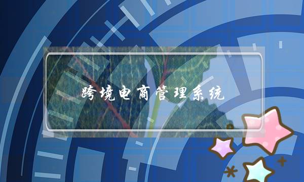跨境电商管理系统(跨境erp系统)-电商之家