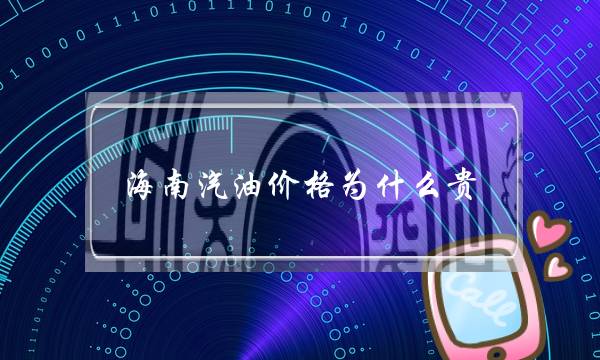 海南汽油价格为什么贵(海南95号汽油价格)-电商之家
