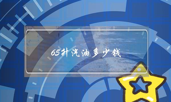 65升汽油多少钱(三十升92汽油多少钱)-电商之家